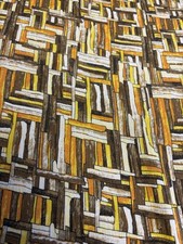 5 Metres Gold/Brown Abstract
