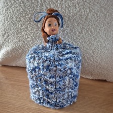 Retro Toilet Roll Cover Doll