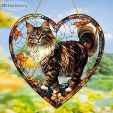 Cat Heart Maine Coon Flower