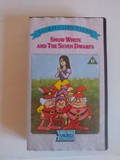 Snow White And The Seven Dwarfs (VHS) Video Tape