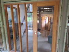 Internal Wooden Door set with integral glazing - 1965mm wide