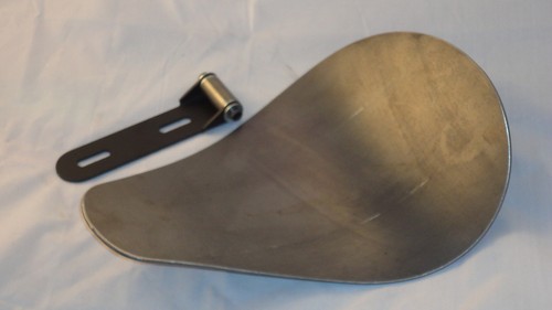 Motorcycle seat pan free - w/,