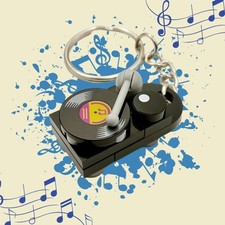 LEGO Turntable DJ Keyring
