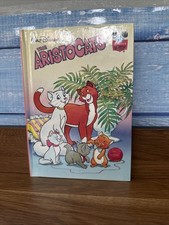 Walt Disney's the Aristocats Hardback Book, Grolier, 1990s Retro Collectable B2