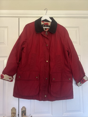 Red barbour women jacket - barbour, women’s
