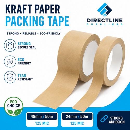 Brown kraft paper tape - brown,