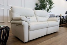 G Plan - SEATTLE – Dual Power Reclining + Power Lumbar Classic Back 3 Seat Sofa