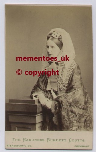 Baroness burdett coutts cdv - burdett-coutts,