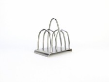 Vintage Old Hall Stainless Steel 4 slice "Connaught" toast rack