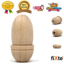 Oversized Acorn-Shaped Wood