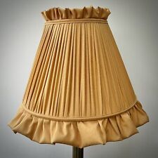 Gold Gathered Ruffled Fabric