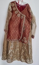 Girls pakistani eid dress diwali Maria B indian lehnga choli for wedding...