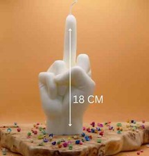 Middle Finger Candle - Big size - Handmade - Vegan -Funny Gift For Friend