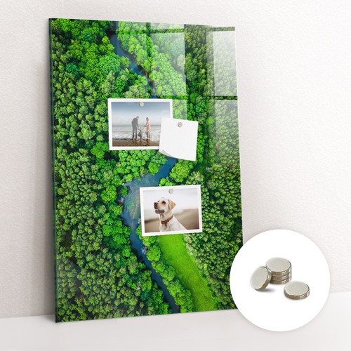 Kitchen glass memo board - kitchen,