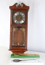 ACCTIM 31 Days Long Case Wooden Clock w/ Pendulum & Key *See description* - YDN