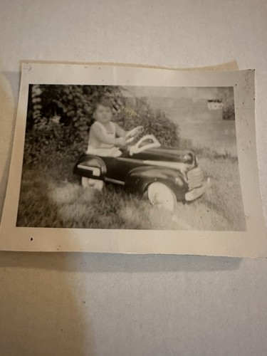Little boy with his - boy, car