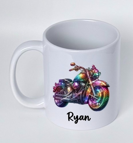 Personalised motorbike coffee - personalised,