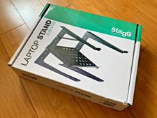 Stagg DJS-LT20  DJ Laptop Desktop Stand with Lower Support Plate