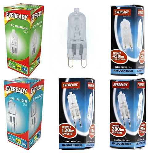 Eveready halogen bulb - g9,