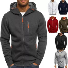 Mens hoodie fleece warm jacket - hoodie,