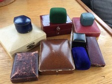 Job lot of Vintage USED Empty Jewellery Display Boxes - Various Sizes