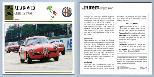 Alfa romeo giulietta sprint - romeo,