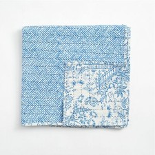 Pagoda Toile Blue White