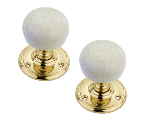 Door knobs polished - door,