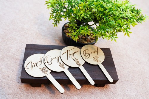 Plant markers herb vegetable - plant, &