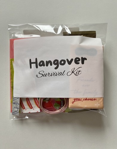 Personalised hangover survival - hangover,