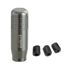 EPMAN TITANIUM GREY Universal Aluminium Manual Transmission Gear Knob Stick NEW