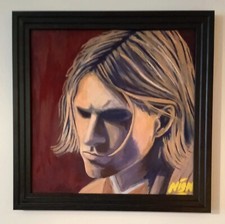 Kurt Cobain Acrylic painting