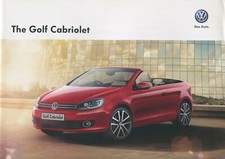 CAR BROCHURE - VOLKSWAGEN GOLF CABRIOLET - DECEMBER 2014