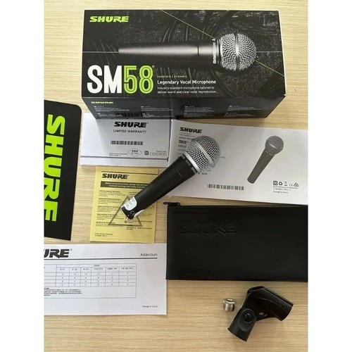 New shure sm58s dynamic vocal - new,