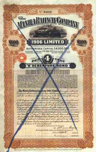 Manila railway company 1907 - railway,
