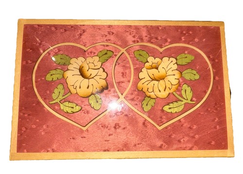 Vintage italian inlaid wood - vintage,