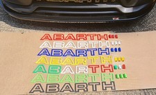 Abarth Grill Letters & Grill Covers
