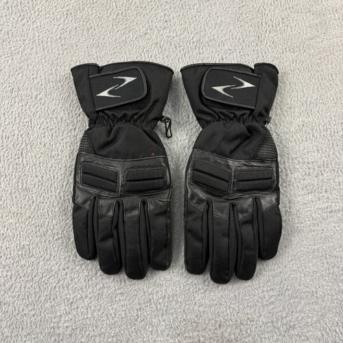 Vintage black leather textile - leather,