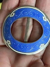 Antique Silver & Enamel Belt