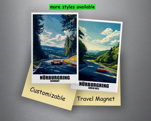 Nürburgring fridge magnet