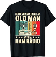 Ham Radio Operator Hobbyist Old Man Amateur Radio Grandpa T-Shirt