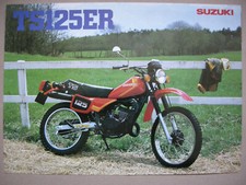 Suzuki TS125ER  brochure model. Genuine original. No. 99999-A1027-8Z1