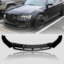 For Chrysler 300C SRT8 Front Bumper Splitter Lip Diffuser Spoiler Glossy Black