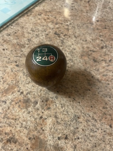 Vintage toyota wood gear knob - gear,