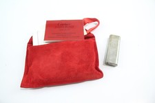 Cartier Pocket Lighter Silver Tone w/ Red Case