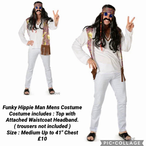 Hippie 1960s 1970s men - 1960s,