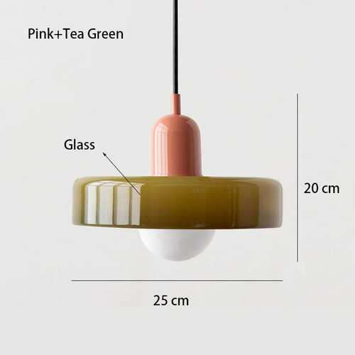 Nordic glass chandelier - glass,