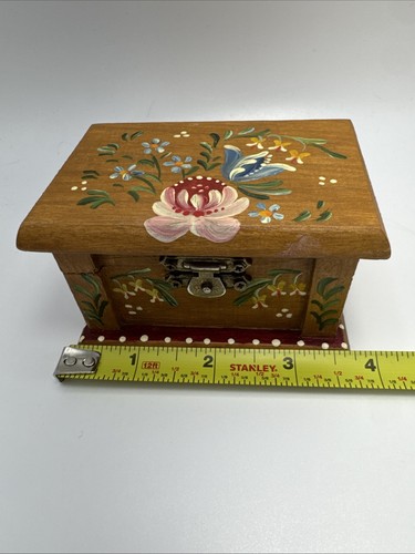 Vtg hand painted wooden - vtg,
