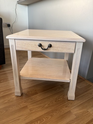Plan oak lamp table - plan, /