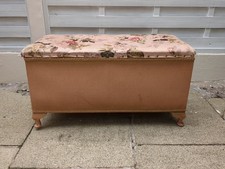 Vintage Sirrom 'Lloyd Loom' style Ottoman